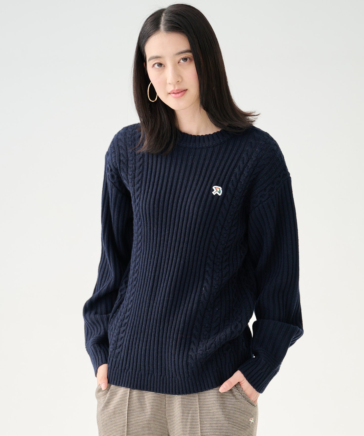 Arnold Palmer シェア ミックスパターン ニットプルオーバー